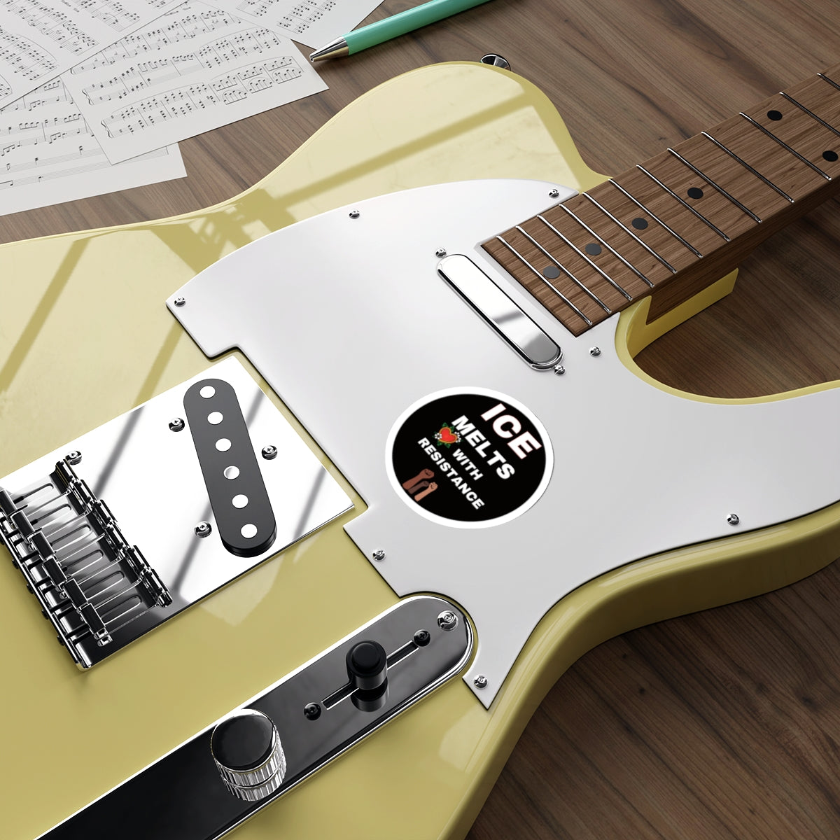 Ice Melts with Resistance Sticker