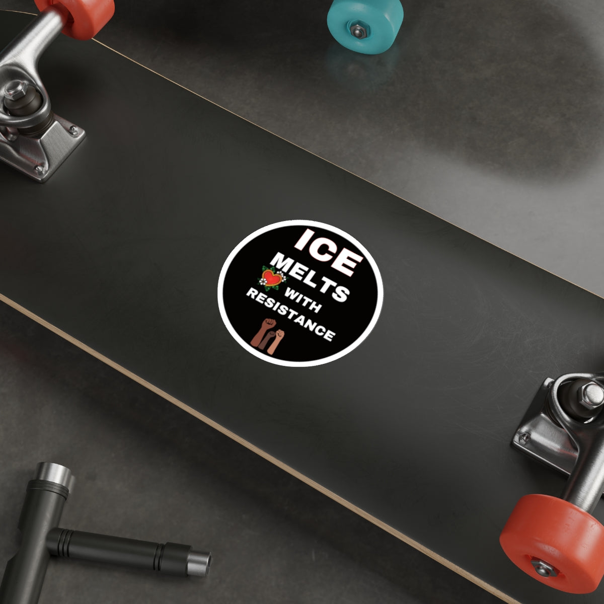 Ice Melts with Resistance Sticker
