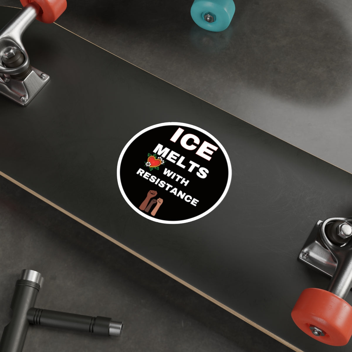 Ice Melts with Resistance Sticker