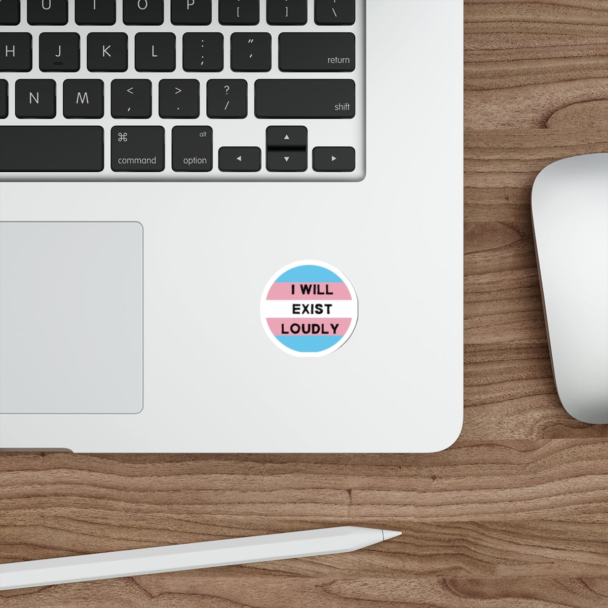 I Will Exist Loudly Sticker
