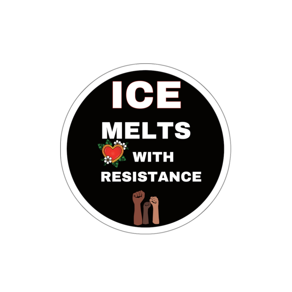 Ice Melts with Resistance Sticker