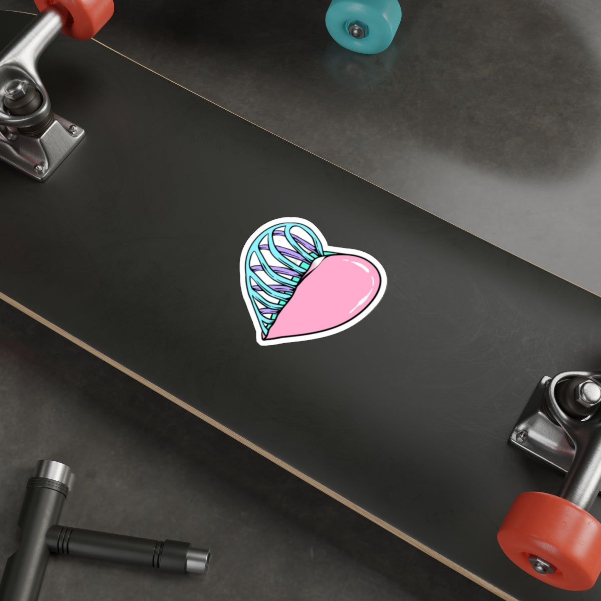 Pastel Heart Sticker