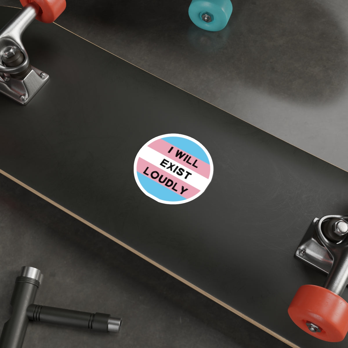 I Will Exist Loudly Sticker