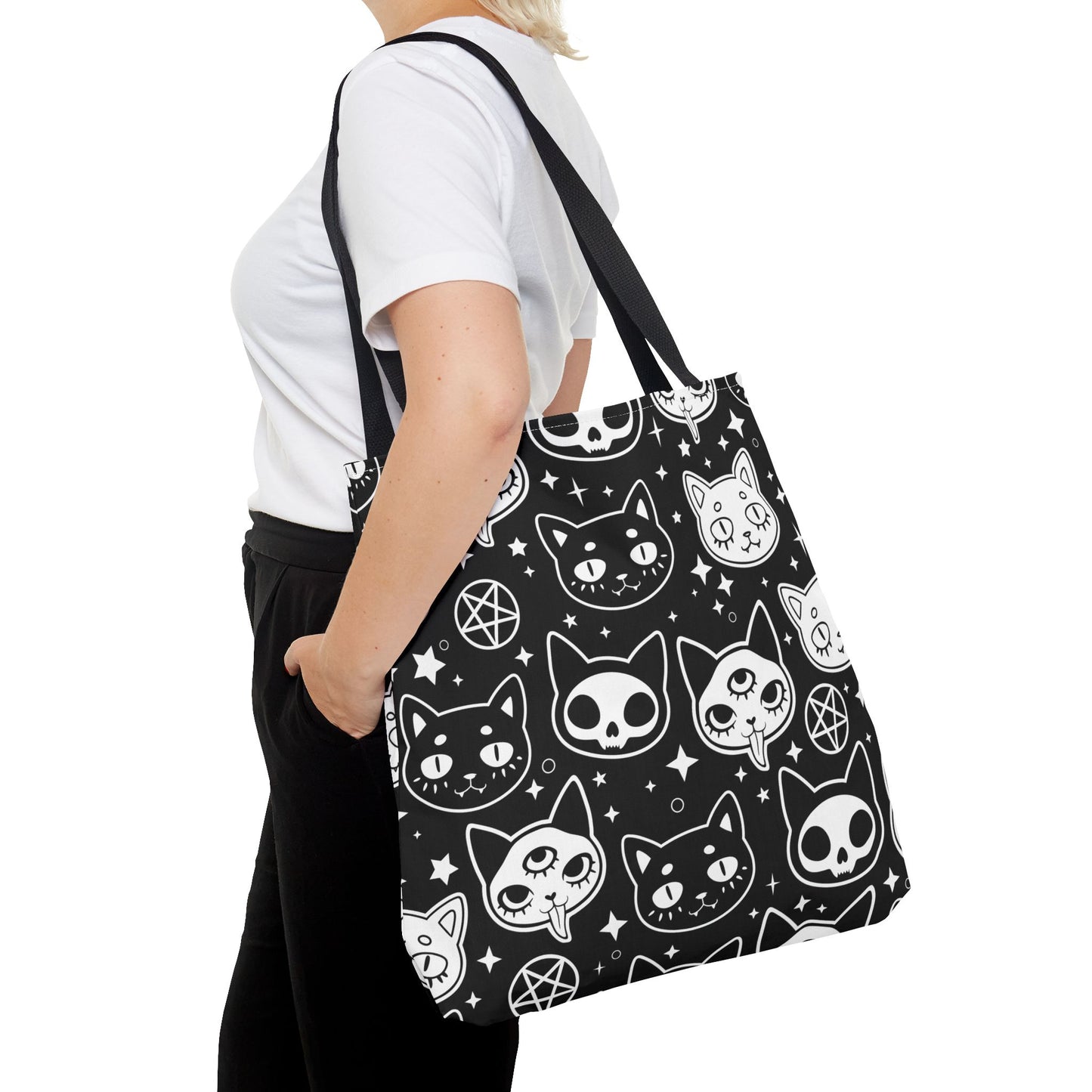 Spooky Cat Tote Bag