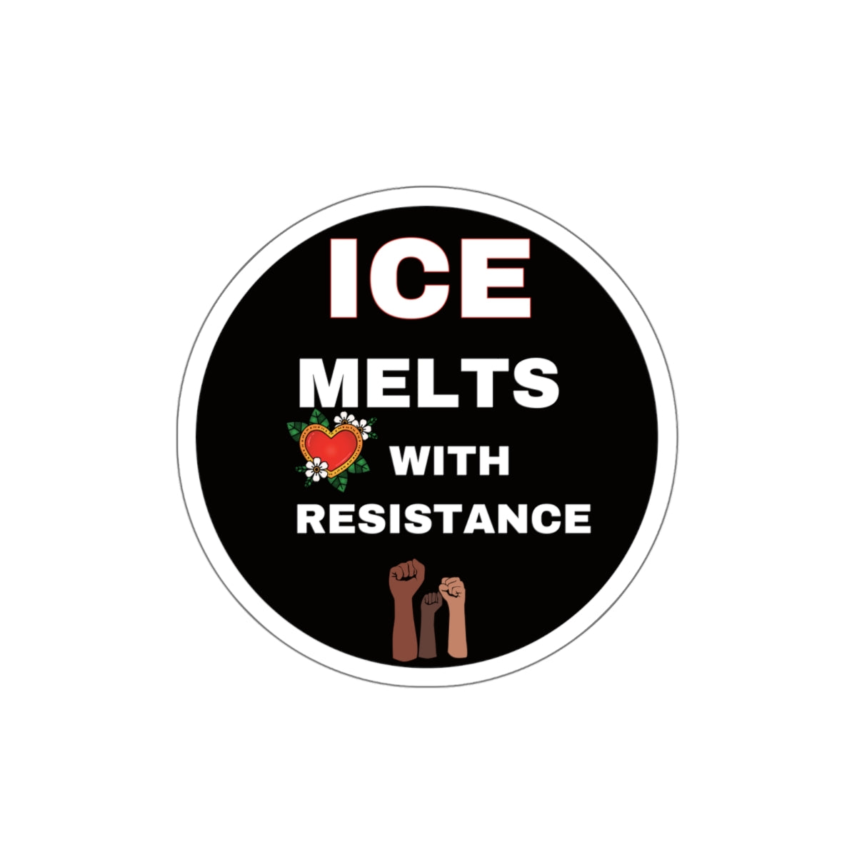 Ice Melts with Resistance Sticker
