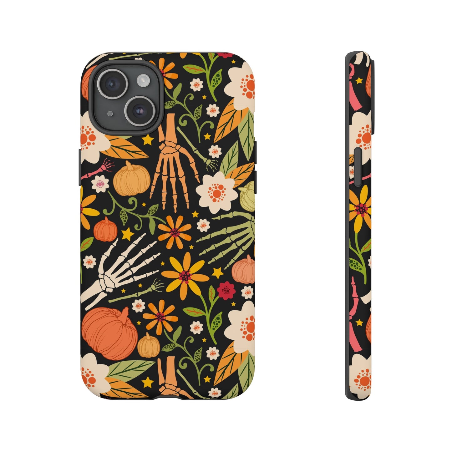 Bones And Flowers Phone Case