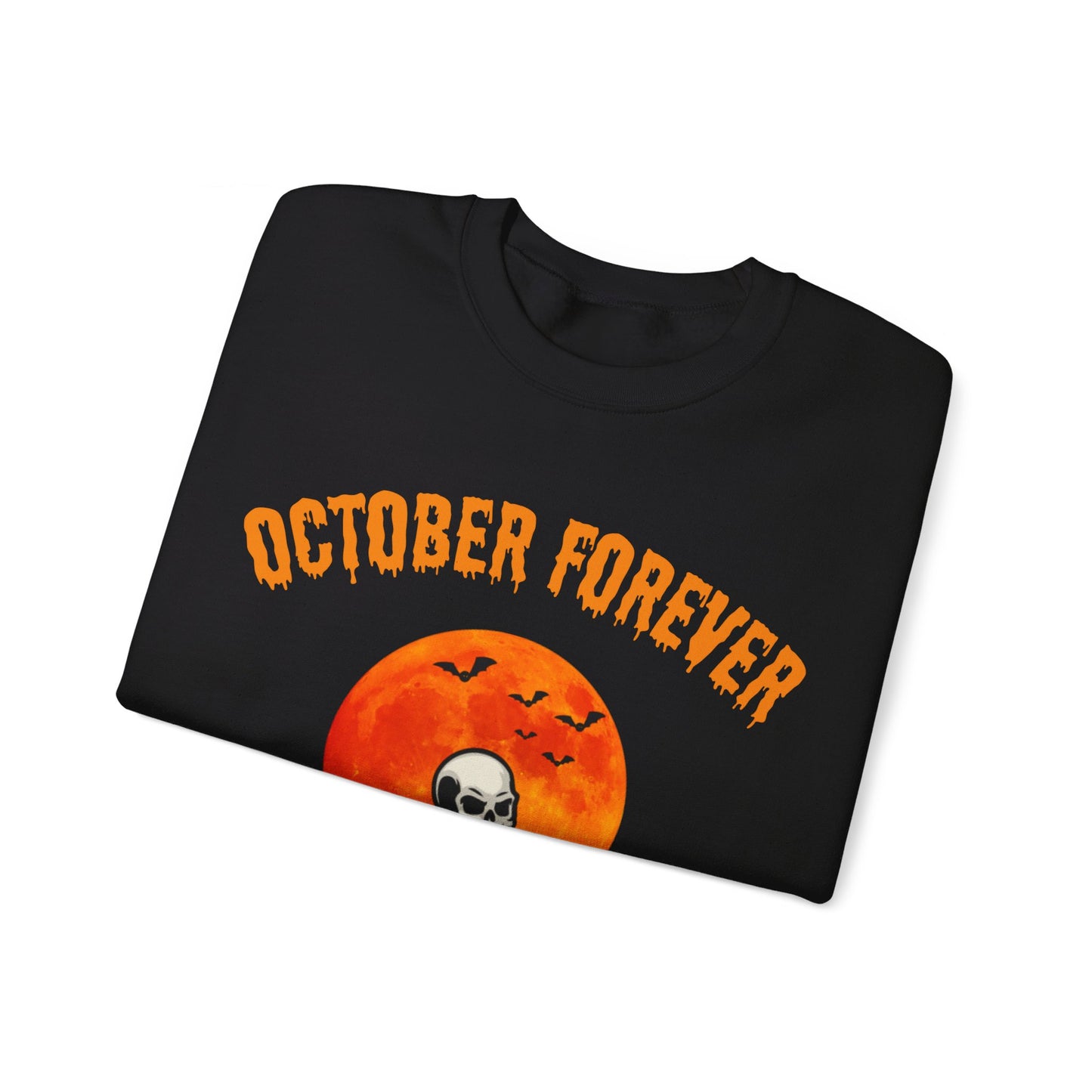 Sweatshirt mit Rundhalsausschnitt „October Forever“