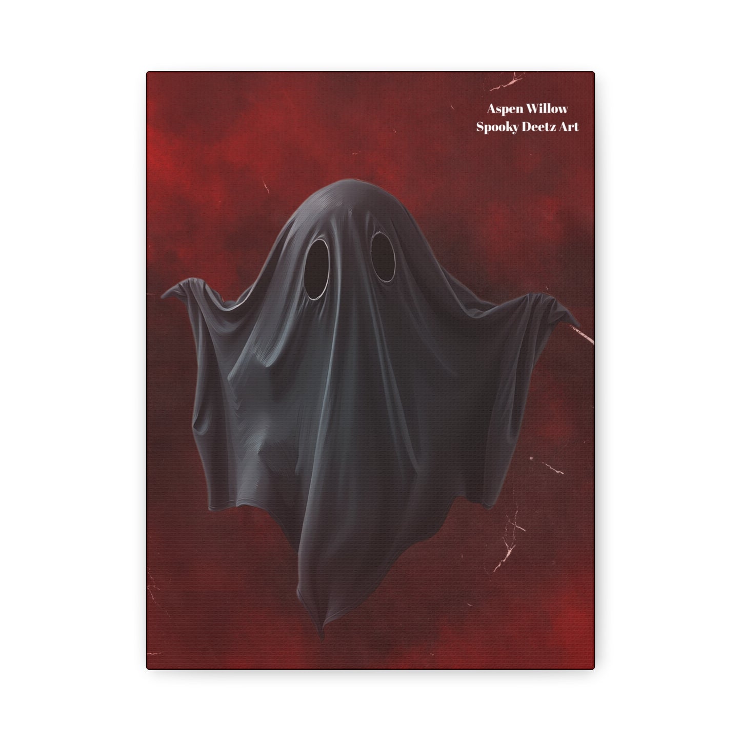 Spooky Ghost Canvas Art