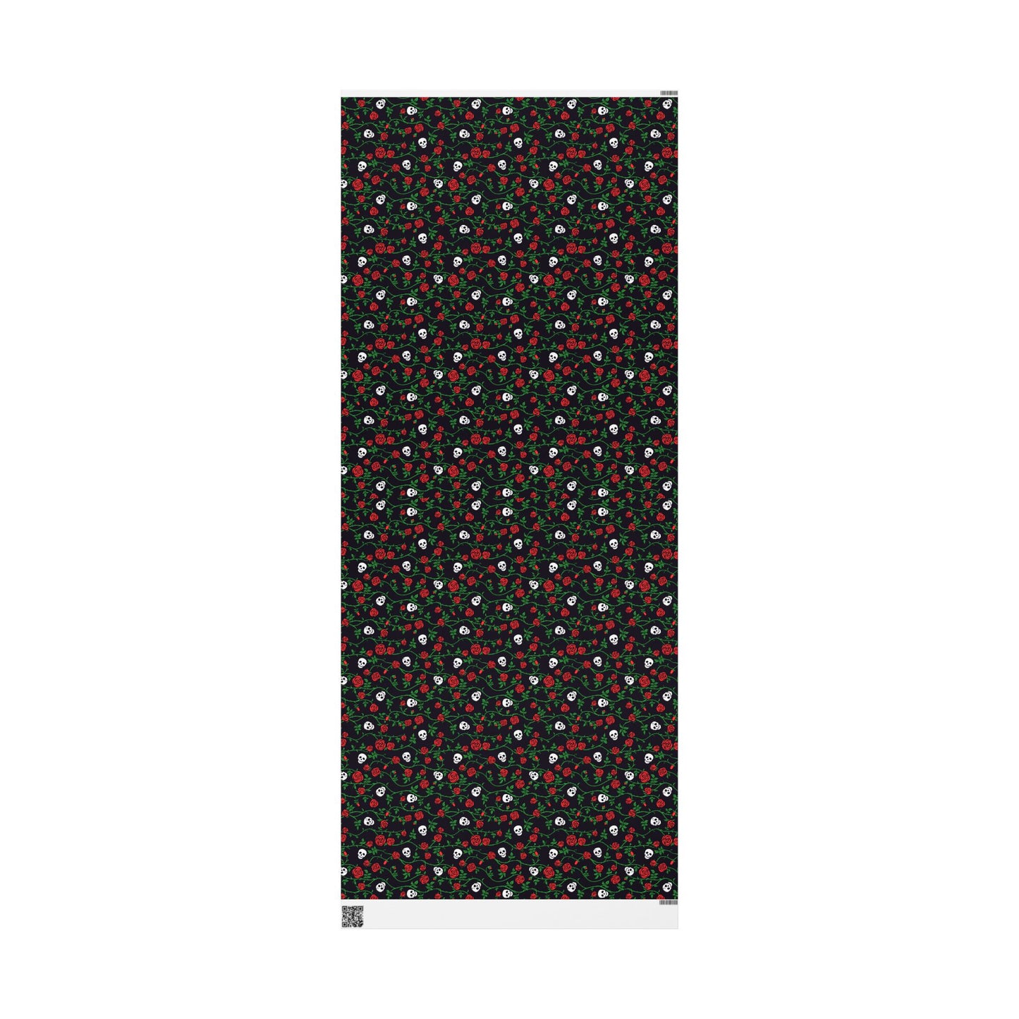 Skull And Rose Wrapping Paper