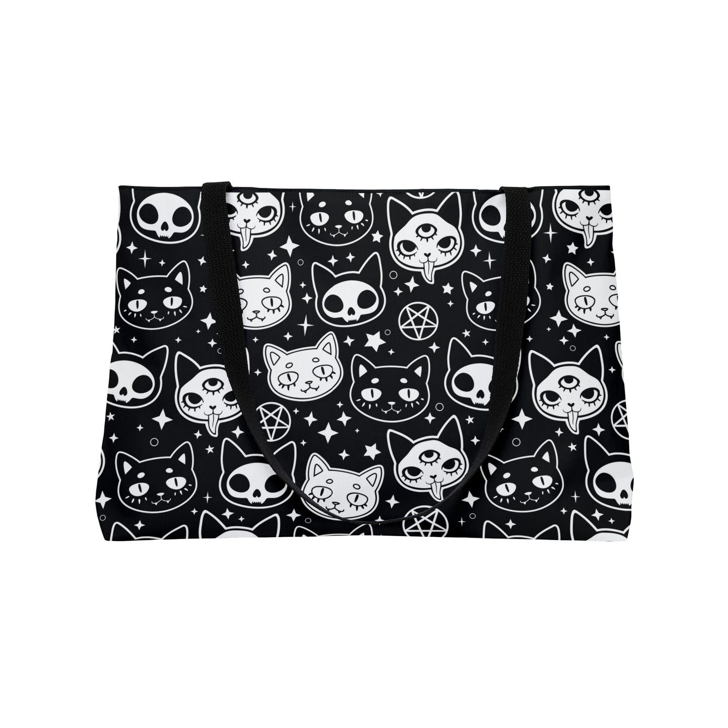 Spooky Cat Weekender Tote Bag