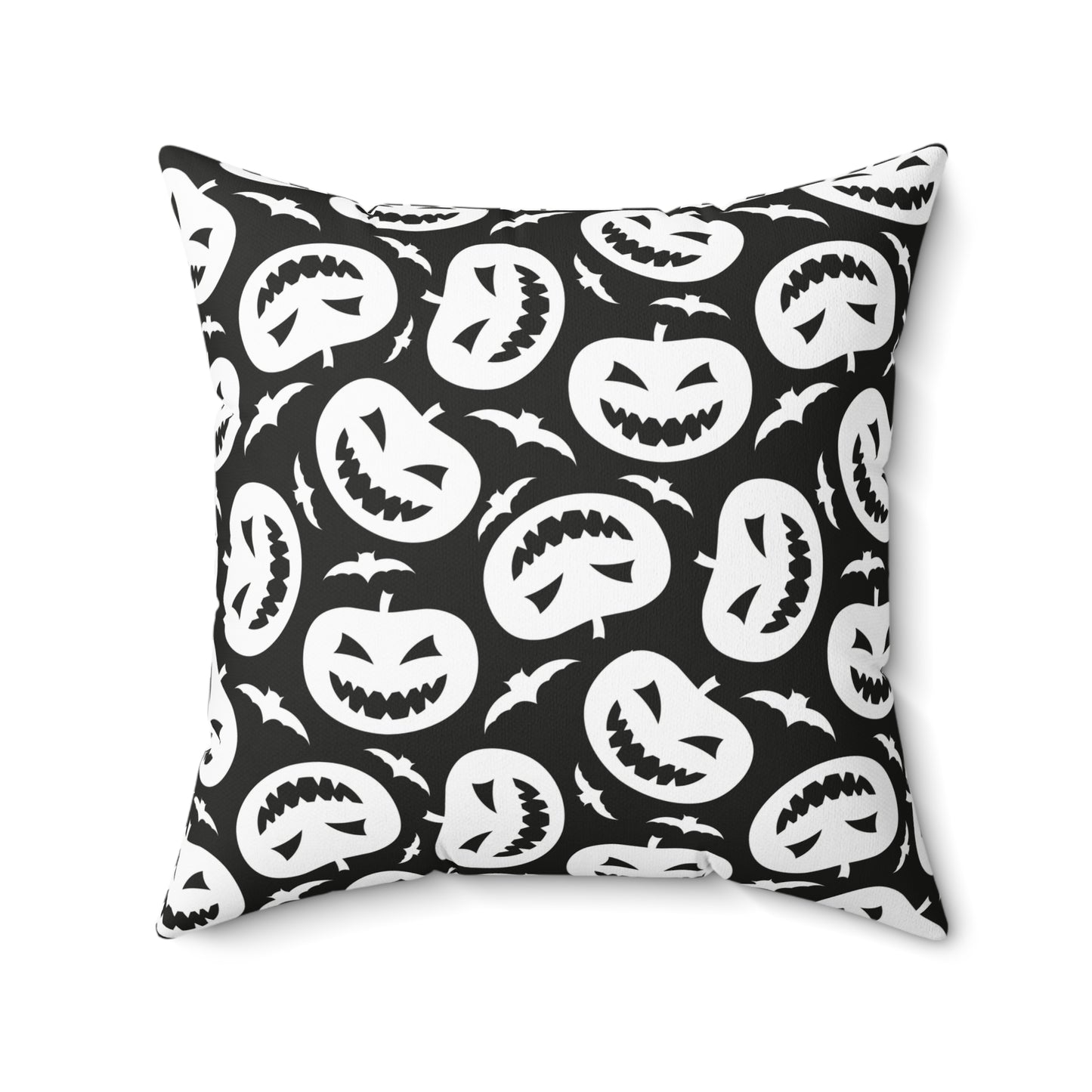 White Pumpkins Square Pillow