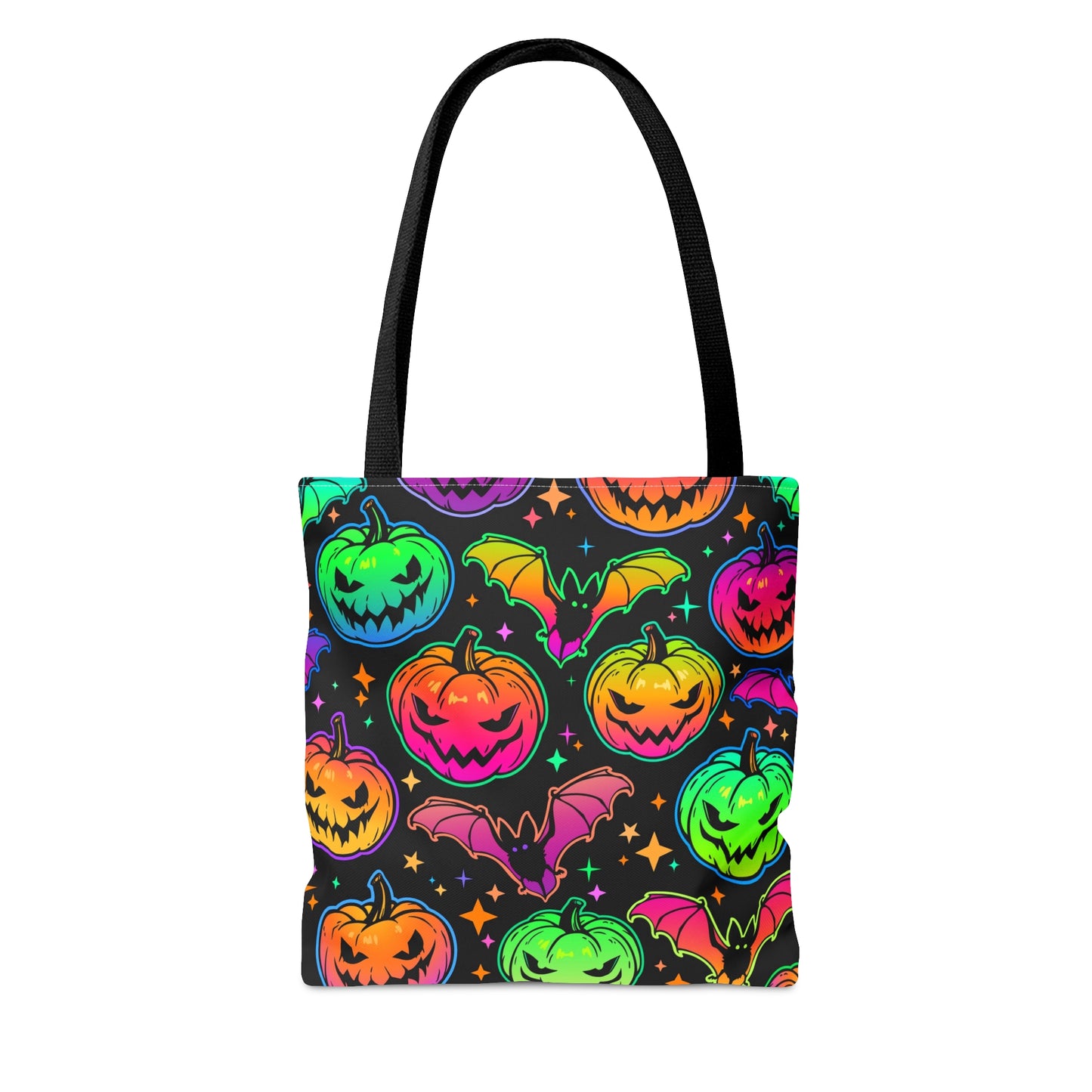 Neon Pumpkin Tote Bag