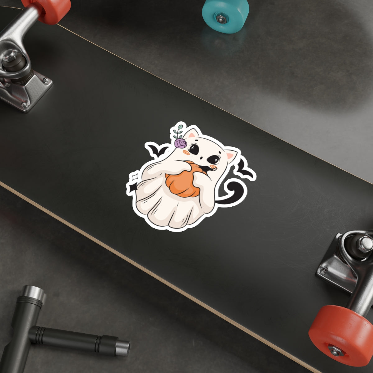 Ghost Cat Sticker