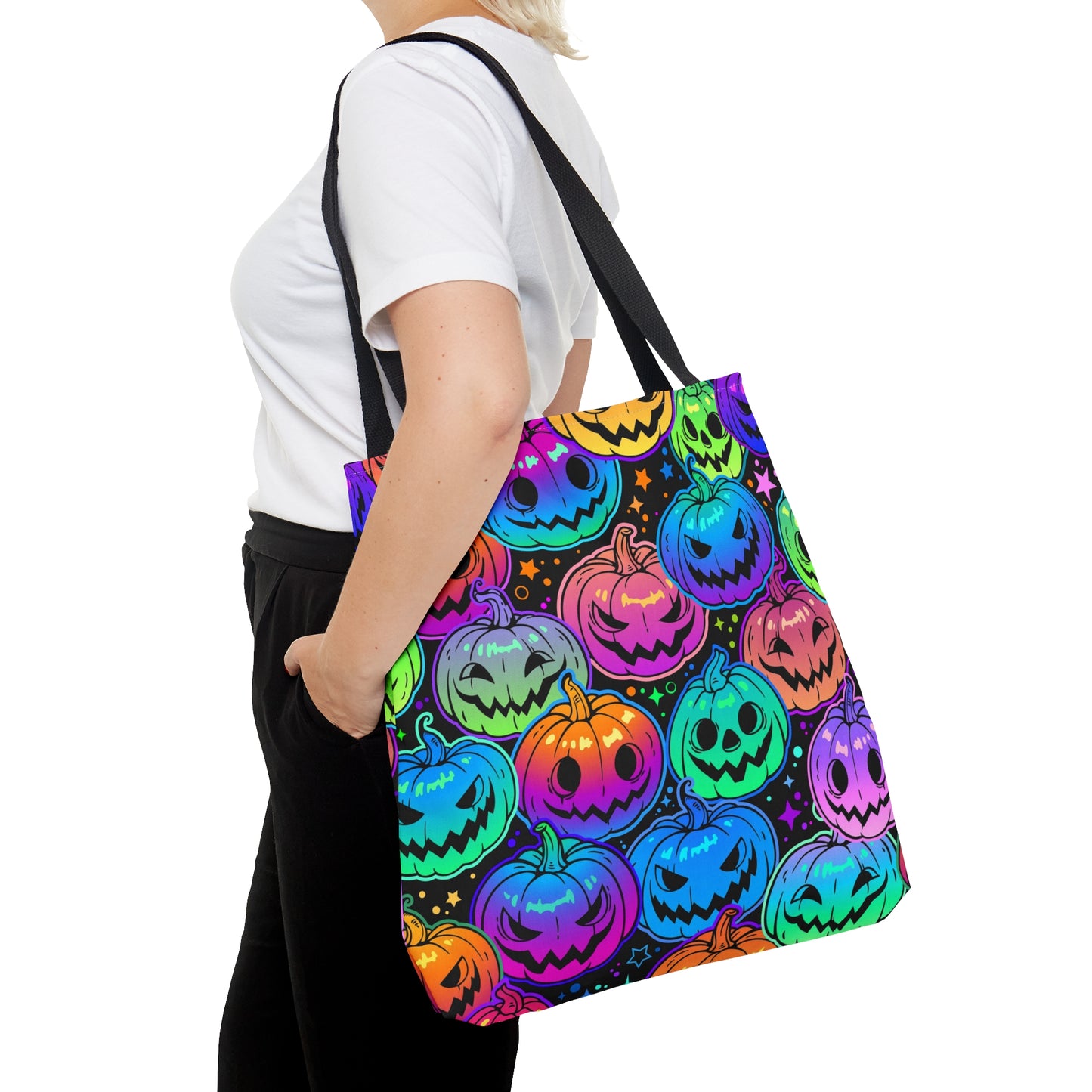 Colorful Pumpkin Tote Bag