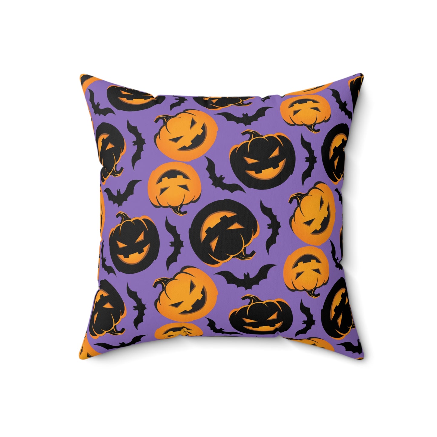 Spooky Pumpkin Square Pillow