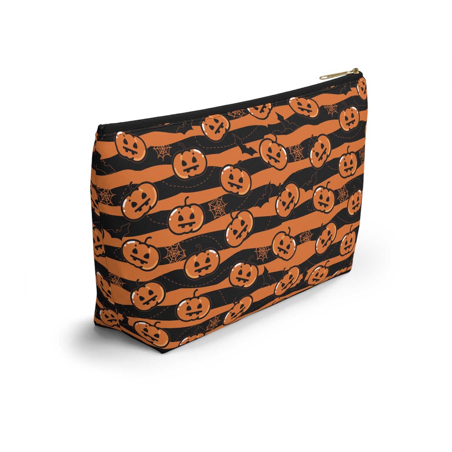 Halloween Stripes Accessory Pouch