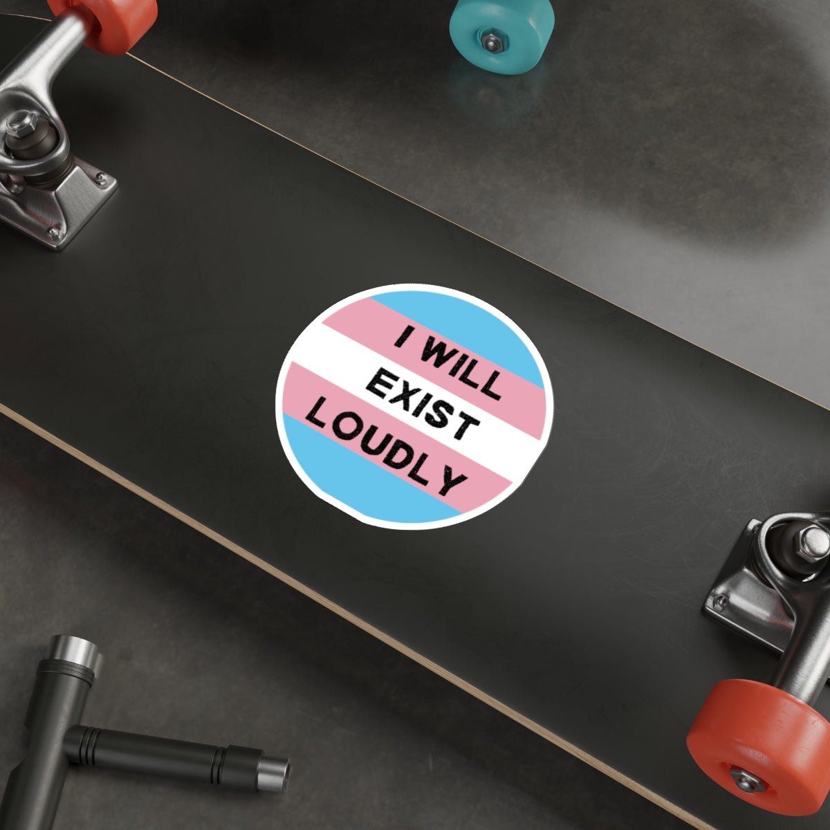 I Will Exist Loudly Sticker