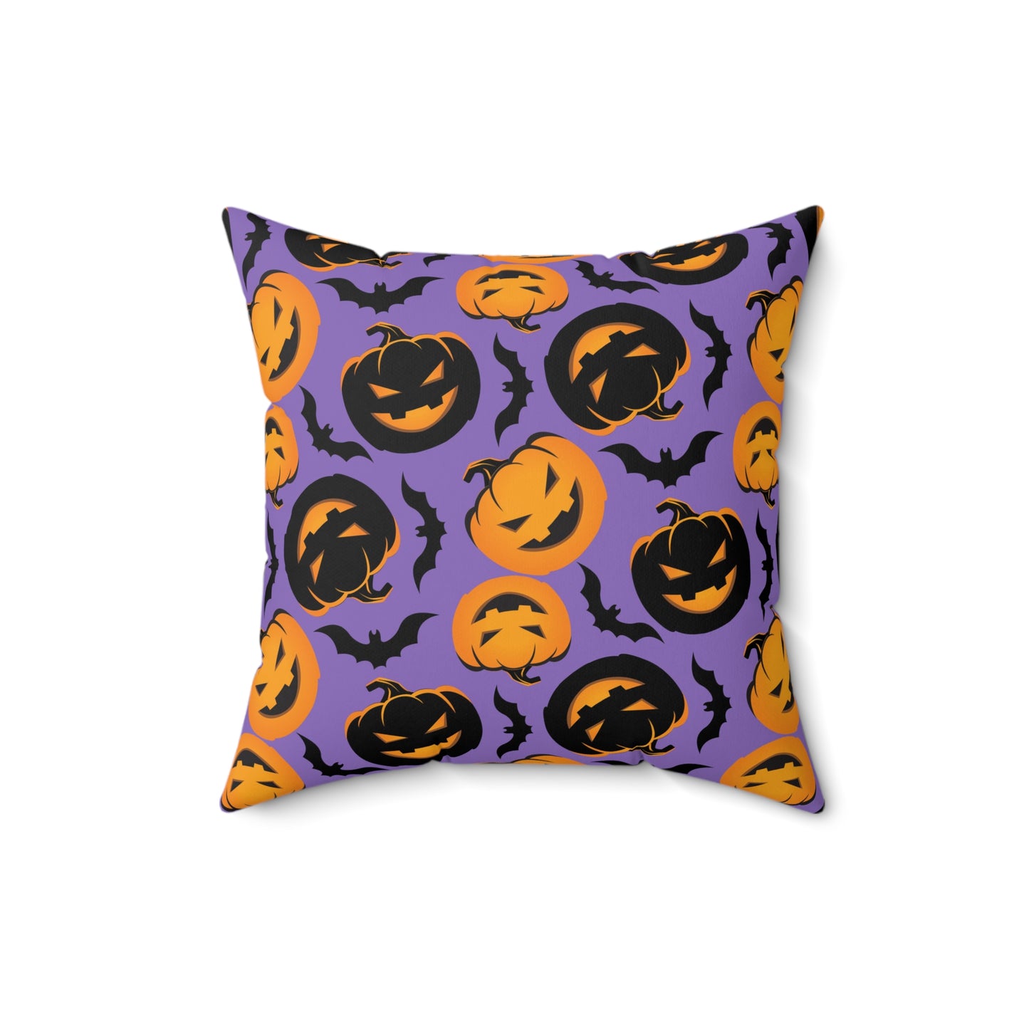 Spooky Pumpkin Square Pillow