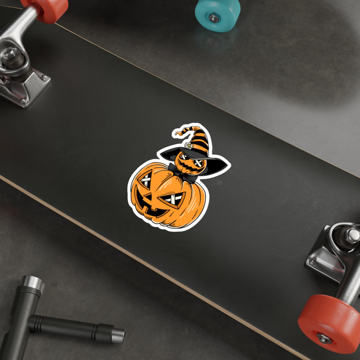 Pumpkin Monster Sticker