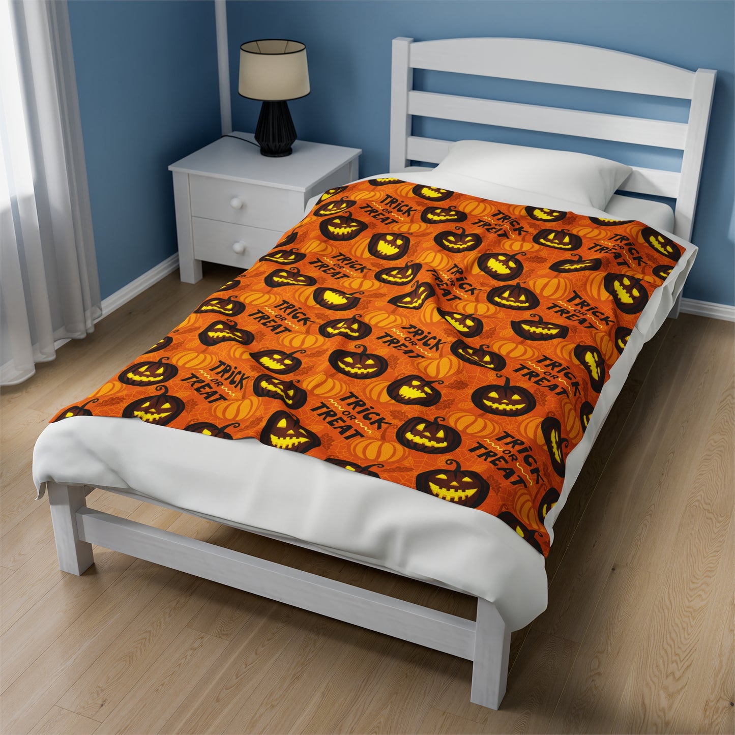 Trick Or Treat Plush Blanket