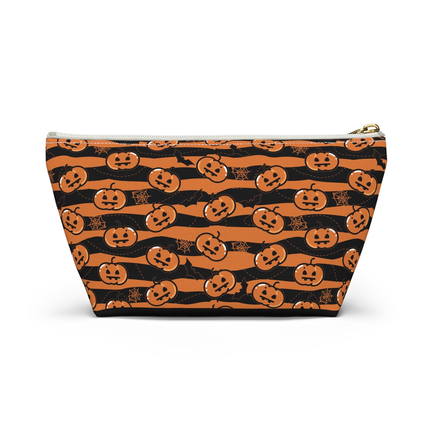 Halloween Stripes Accessory Pouch