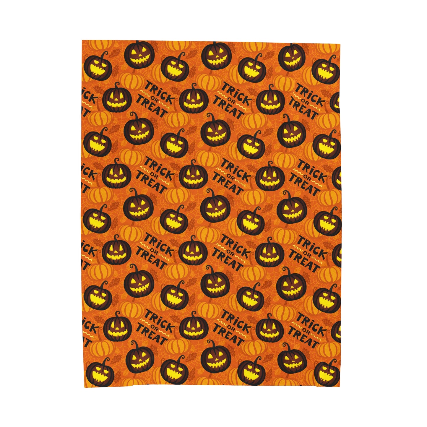 Trick Or Treat Plush Blanket