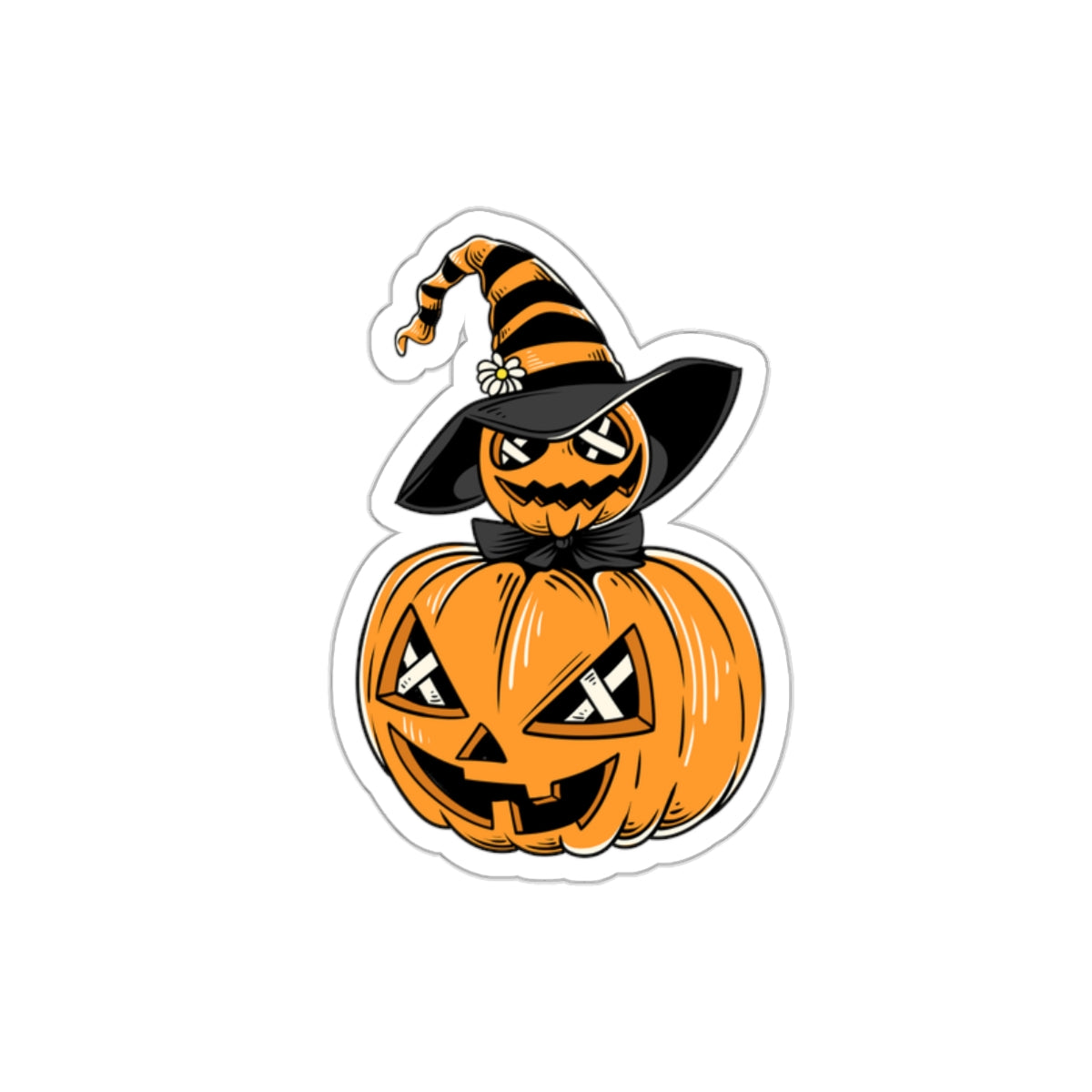 Pumpkin Monster Sticker