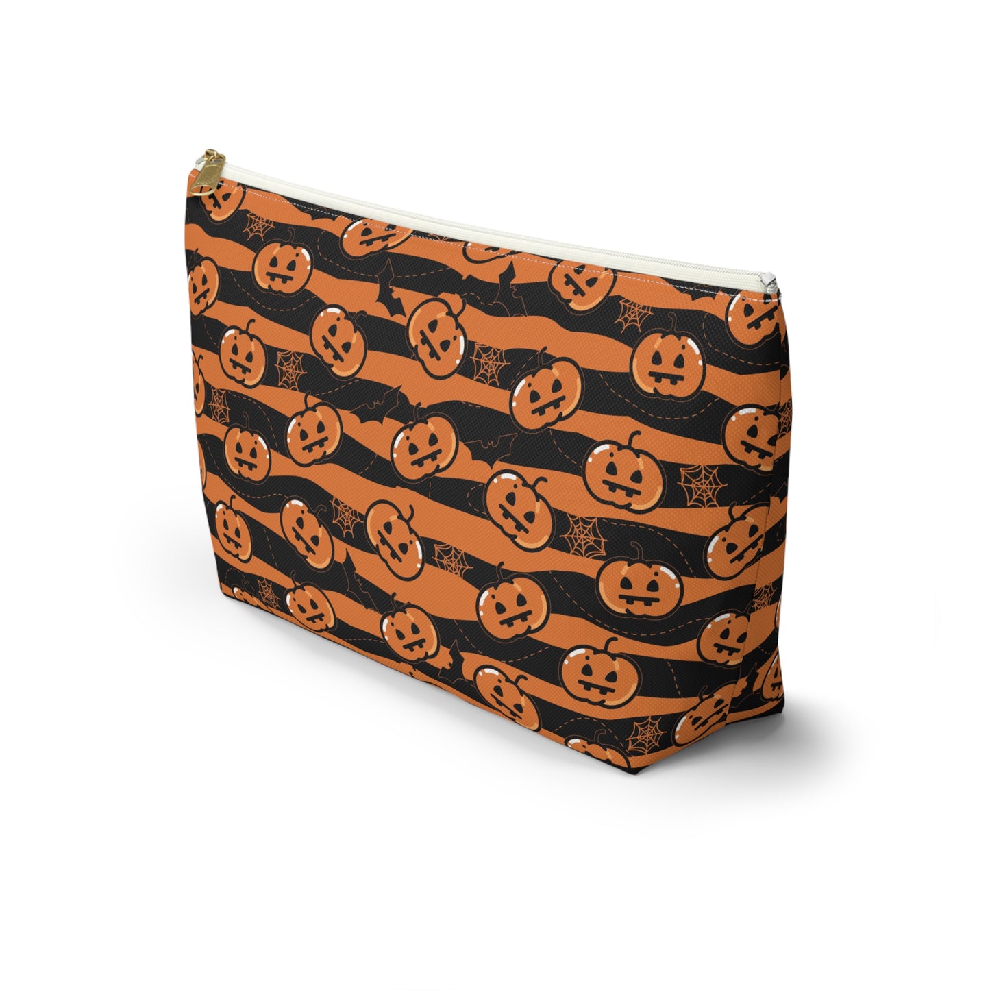 Halloween Stripes Accessory Pouch