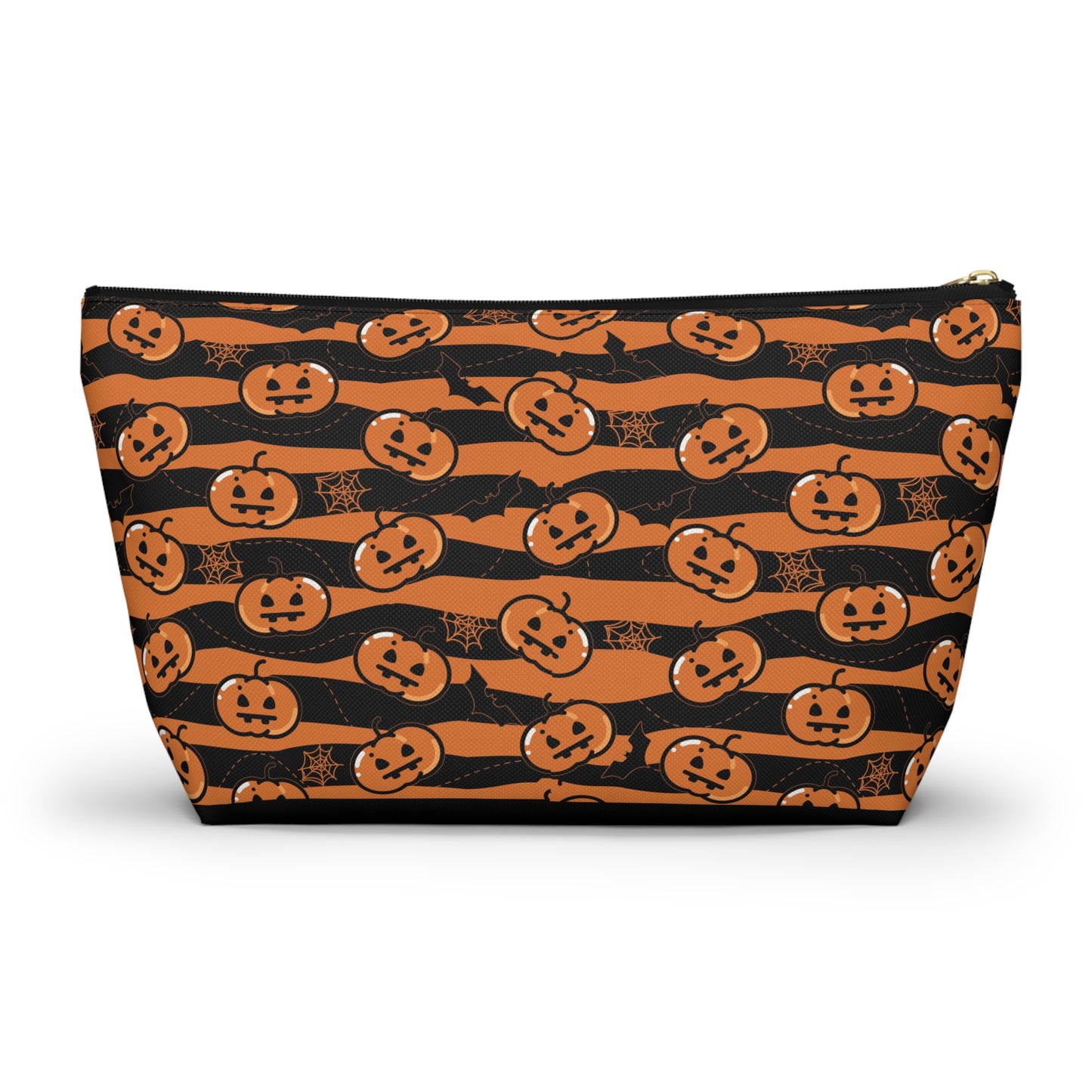 Halloween Stripes Accessory Pouch