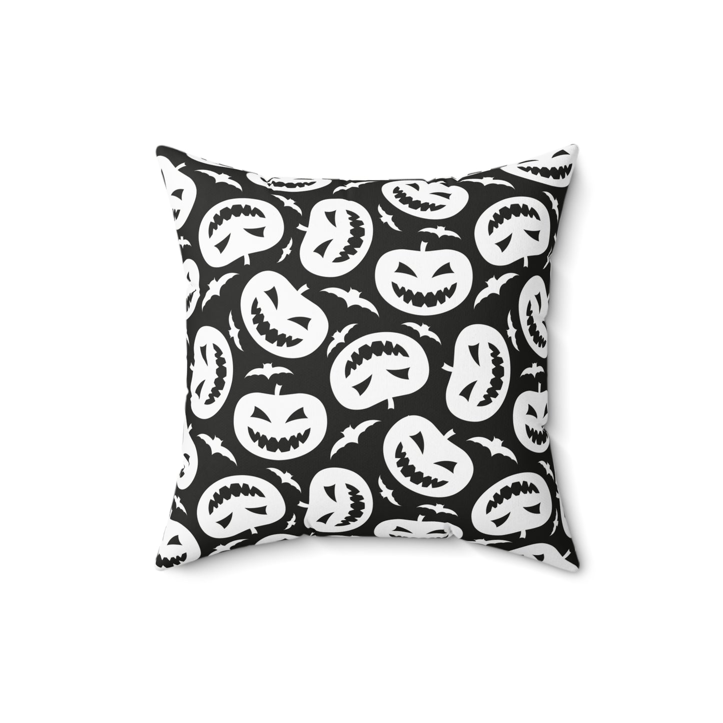 White Pumpkins Square Pillow