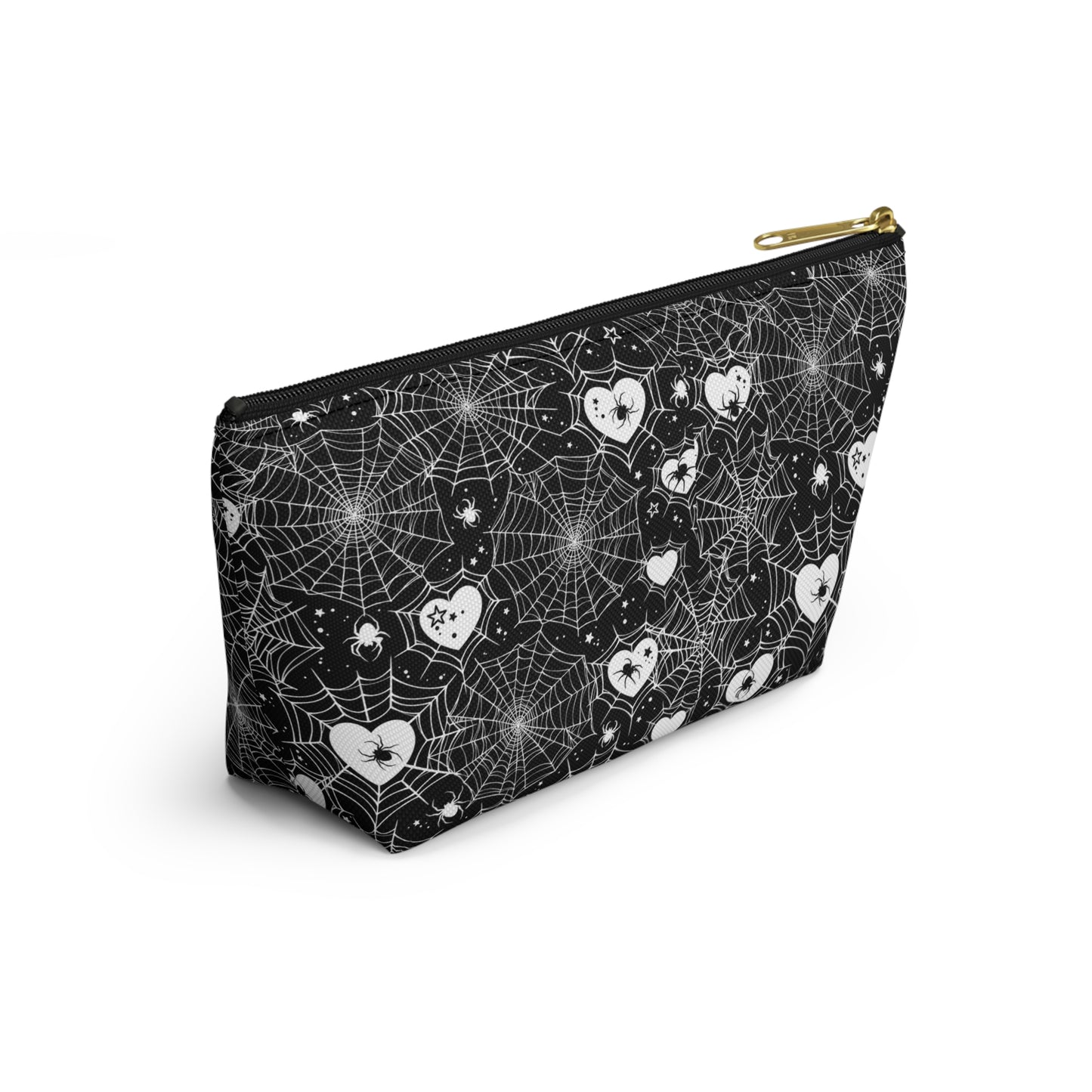 Spiderweb Hearts Accessory Pouch