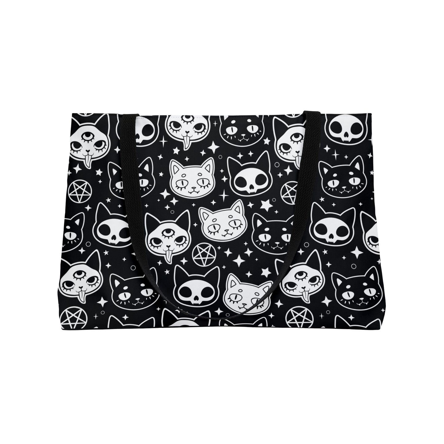 Spooky Cat Weekender Tote Bag