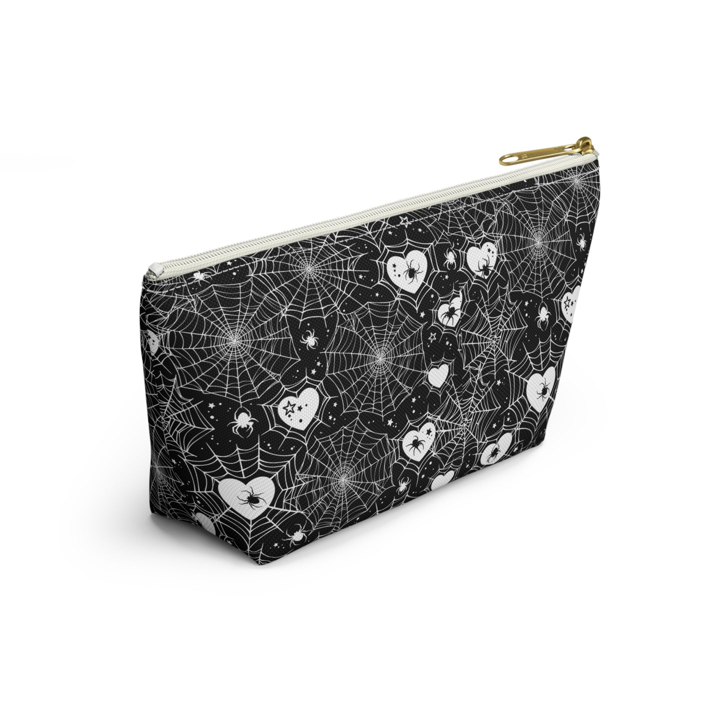 Spiderweb Hearts Accessory Pouch