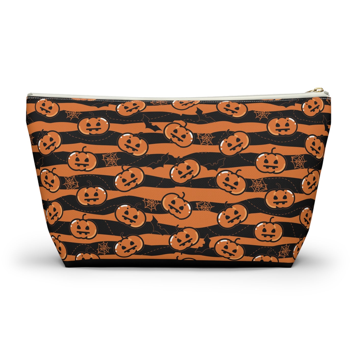 Halloween Stripes Accessory Pouch