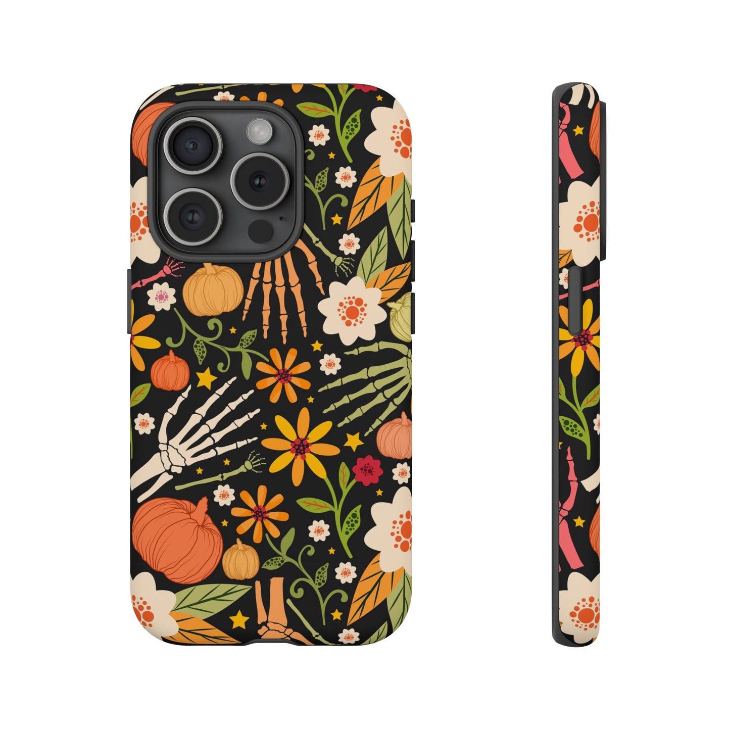 Bones And Flowers Phone Case