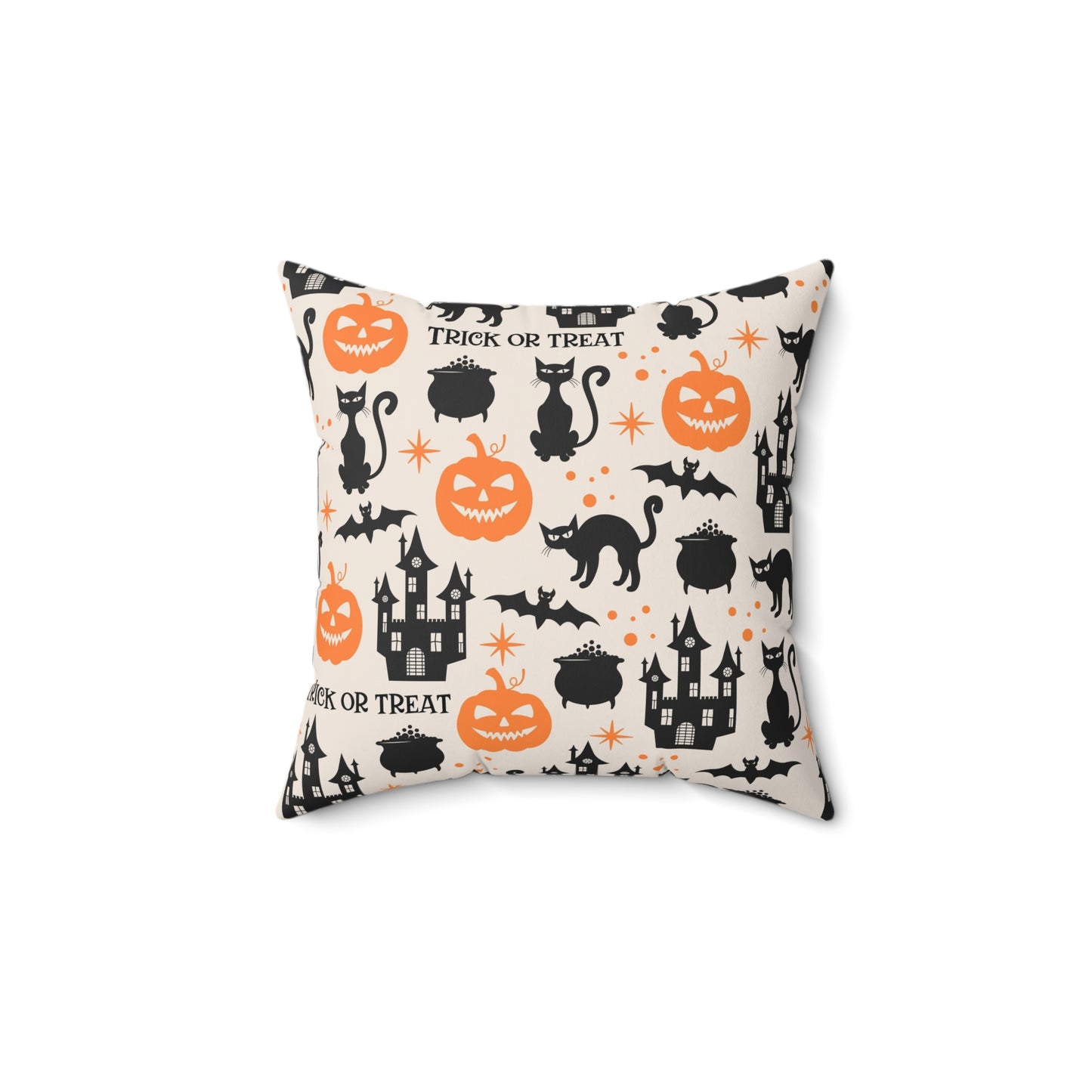 Trick Or Treat Square Pillow