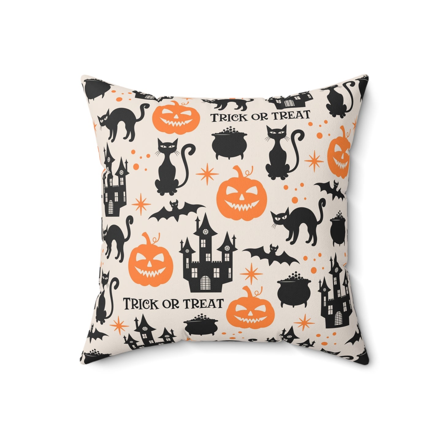 Trick Or Treat Square Pillow