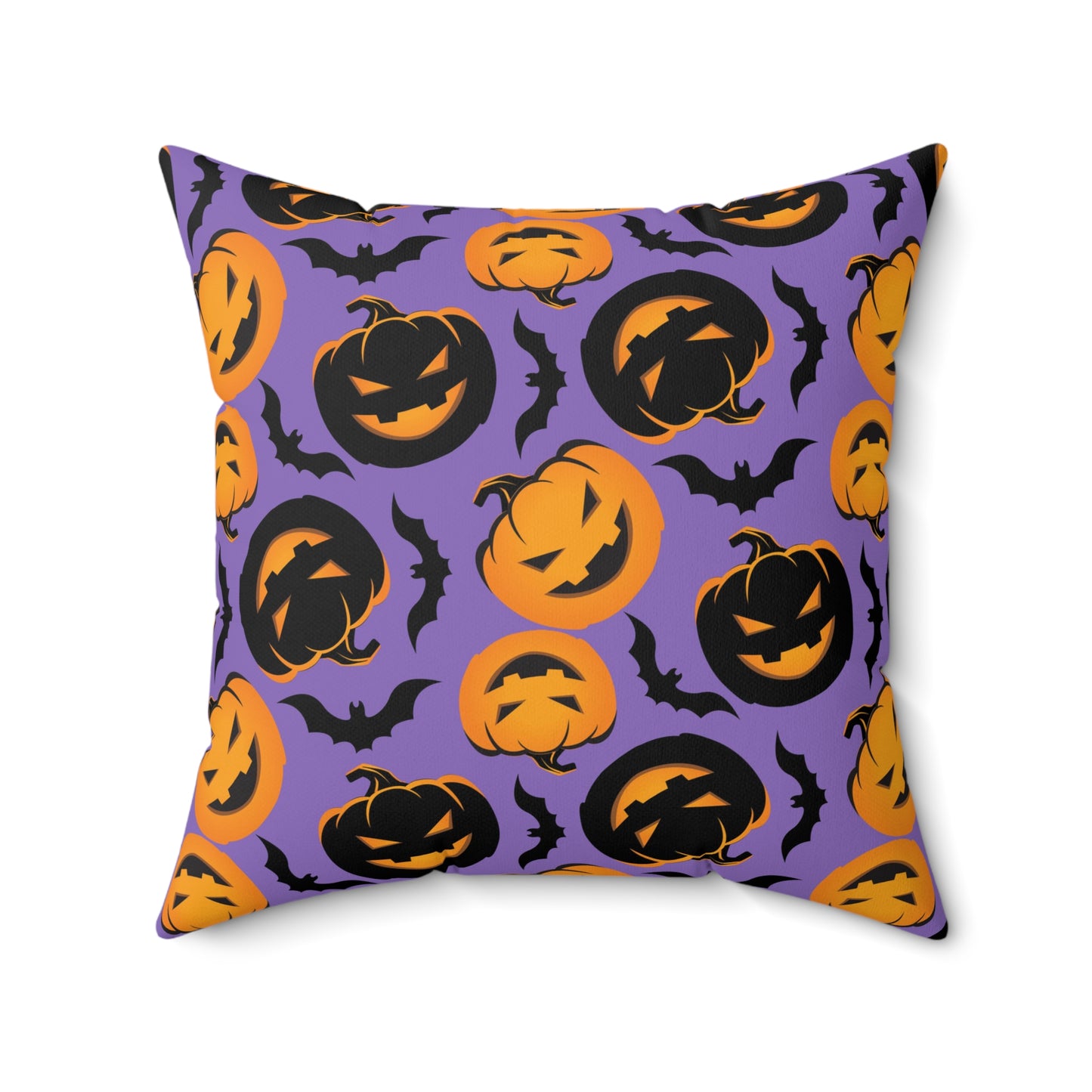 Spooky Pumpkin Square Pillow