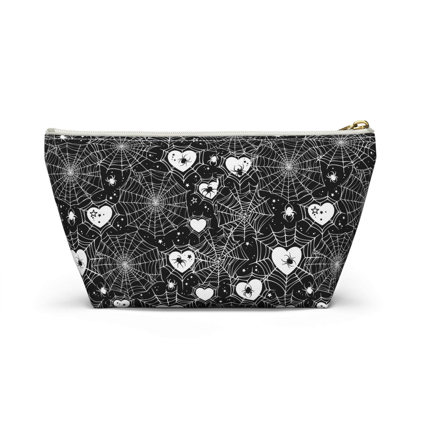 Spiderweb Hearts Accessory Pouch