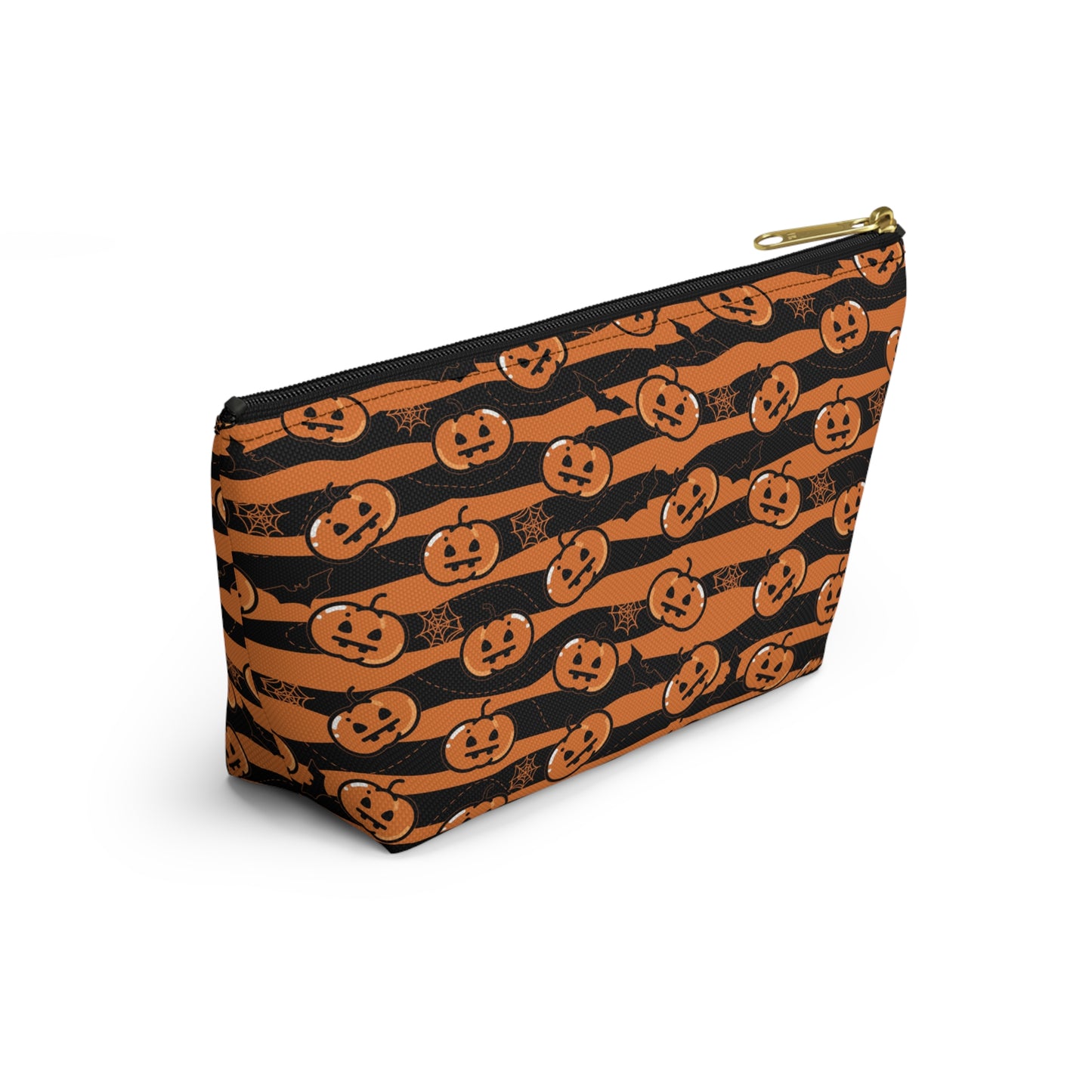 Halloween Stripes Accessory Pouch