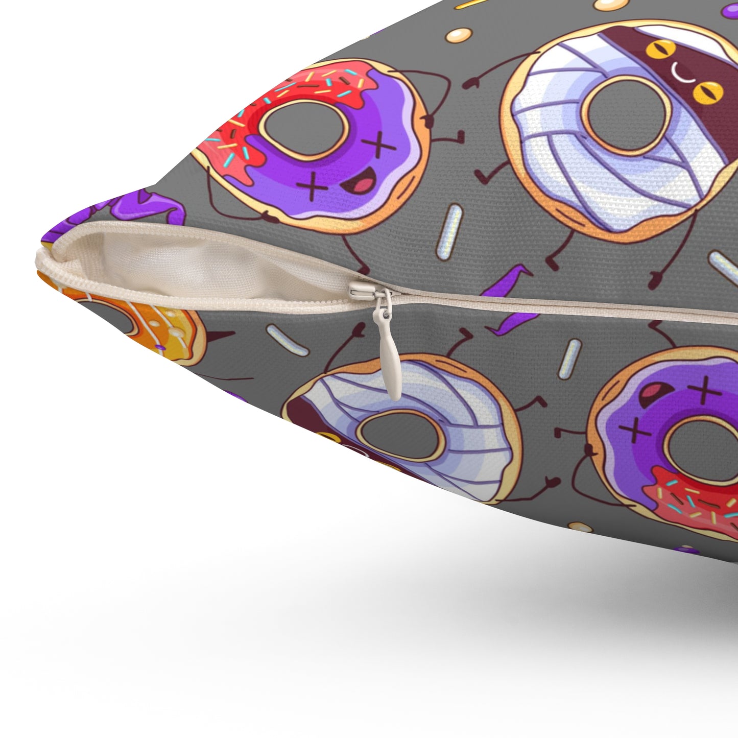 Spooky Donuts Square Pillow