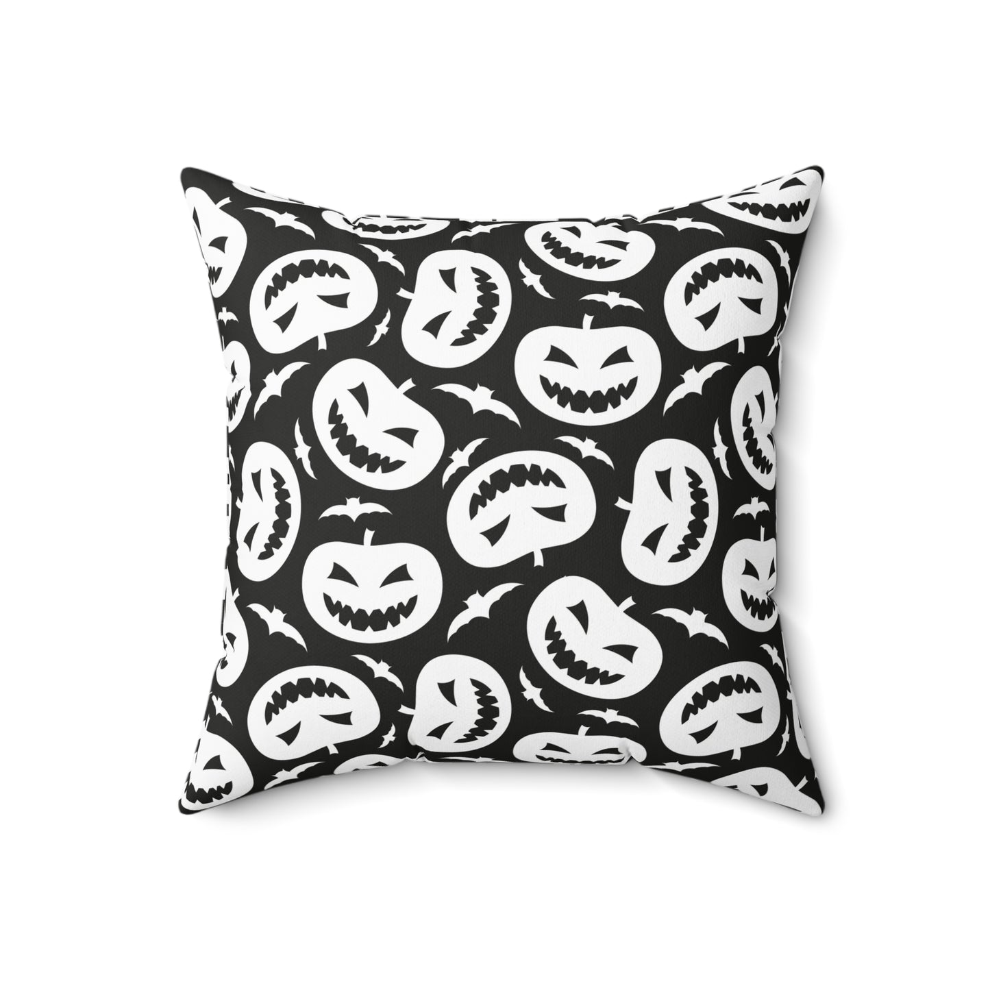 White Pumpkins Square Pillow