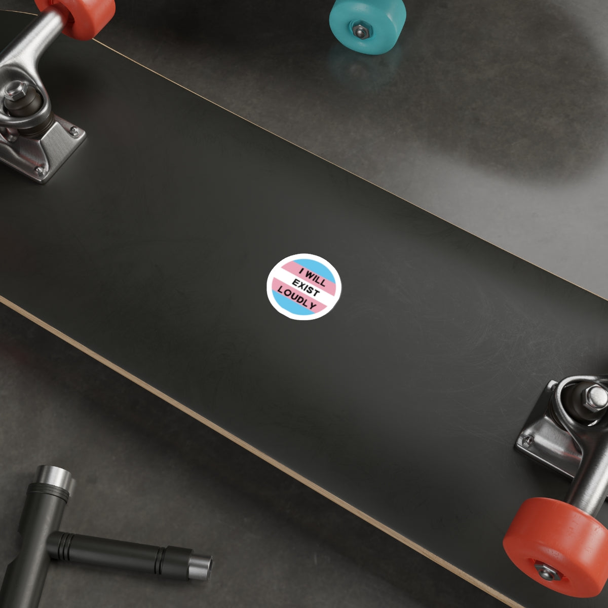 I Will Exist Loudly Sticker