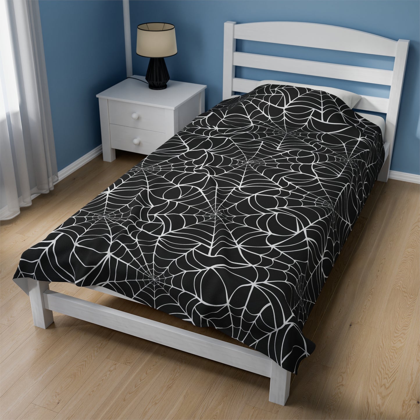 Spiderweb Plush Blanket