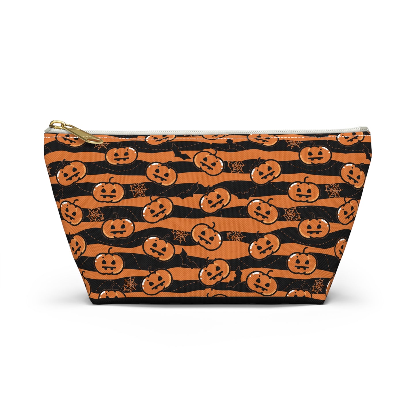 Halloween Stripes Accessory Pouch