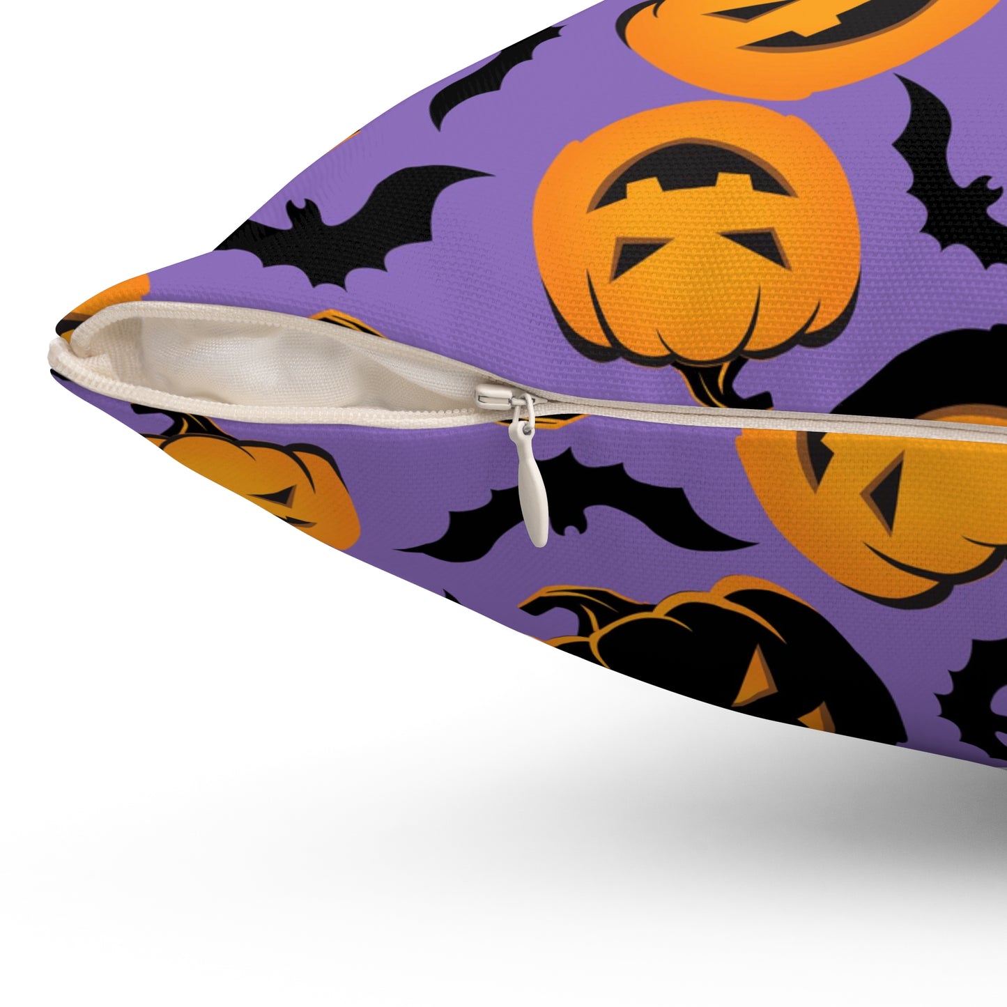 Spooky Pumpkin Square Pillow