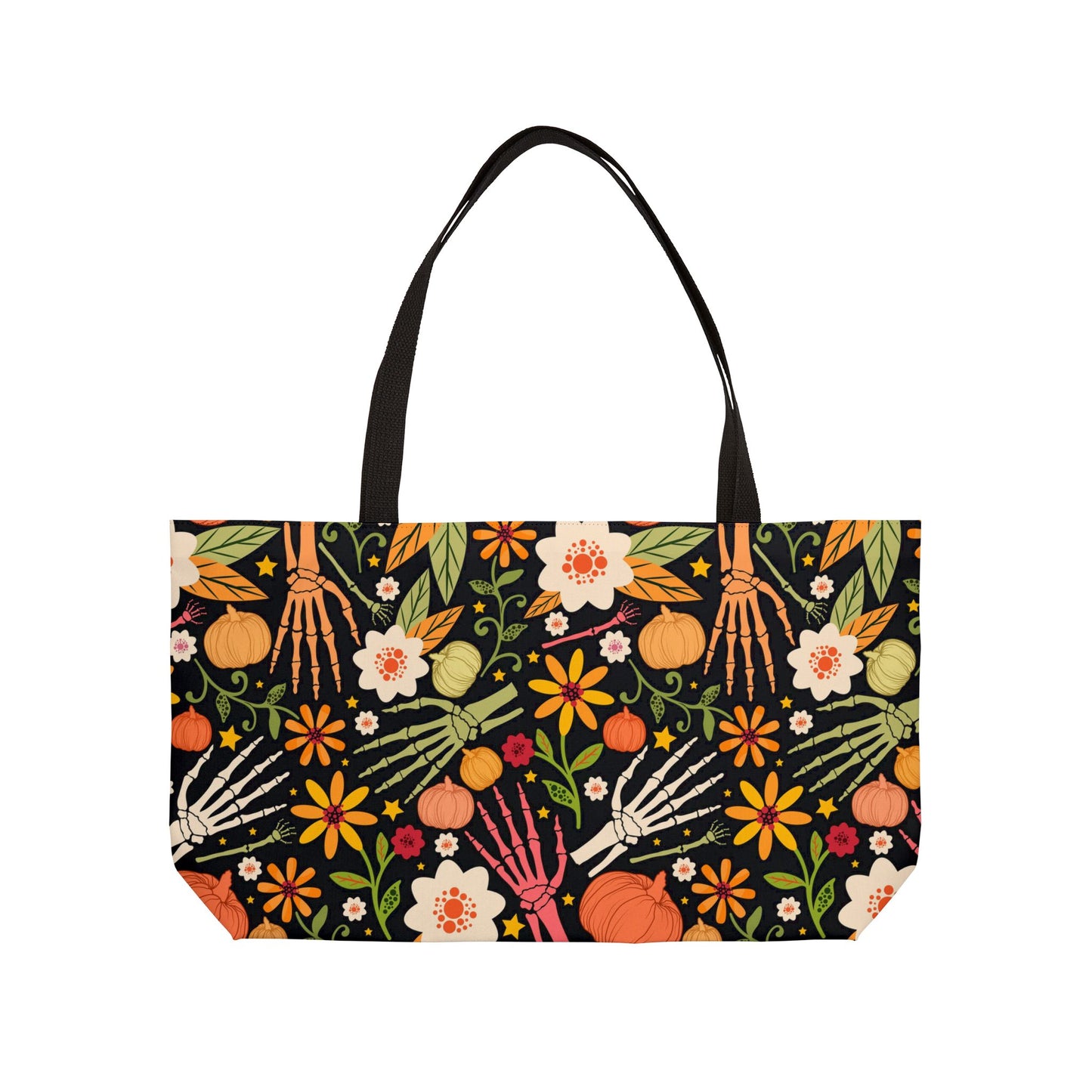 Bones And Flowers Weekender Tote Bag