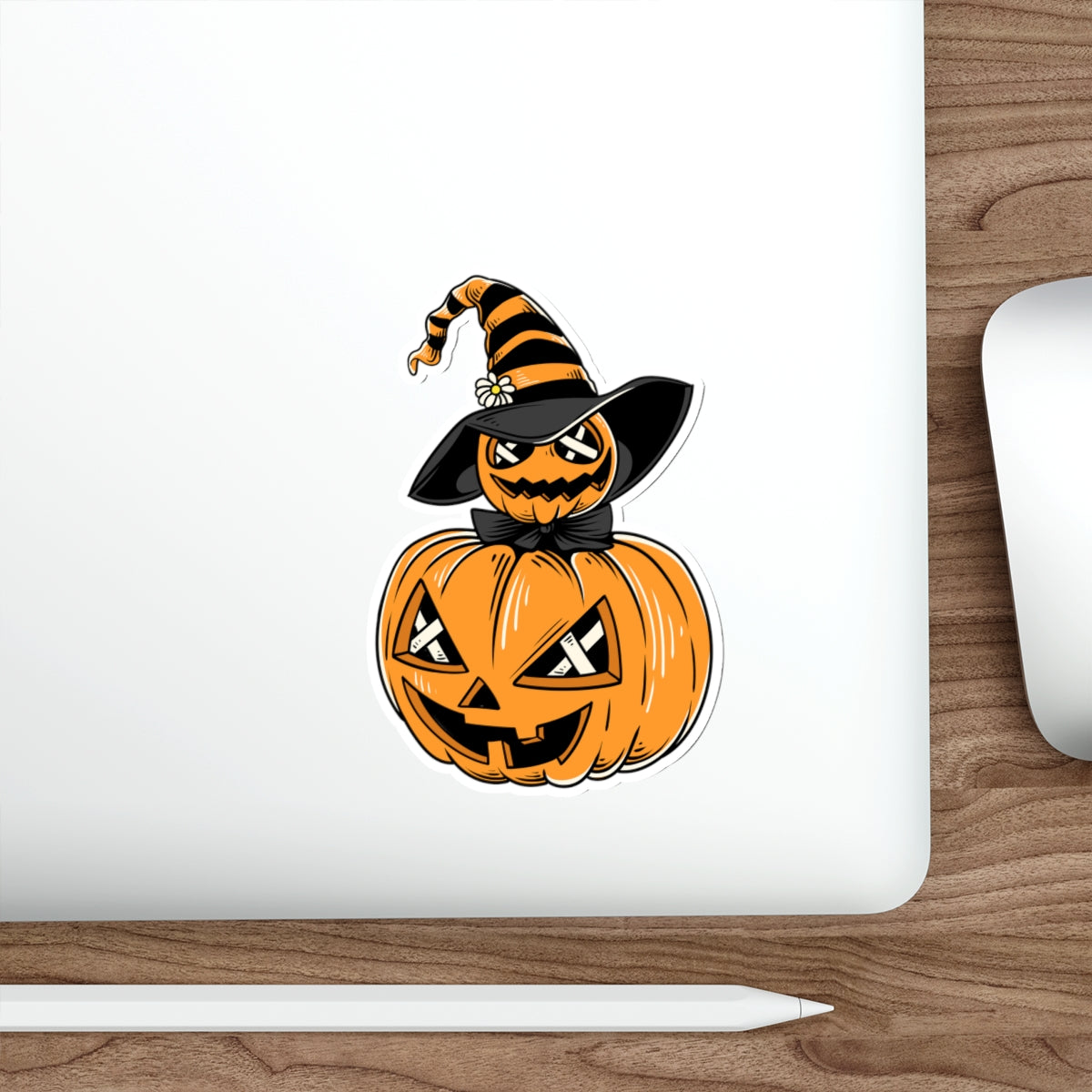 Pumpkin Monster Sticker