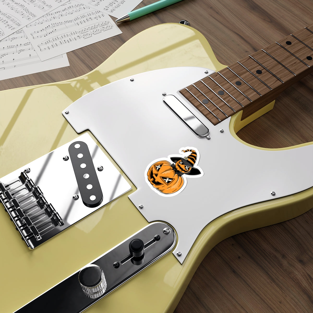 Pumpkin Monster Sticker