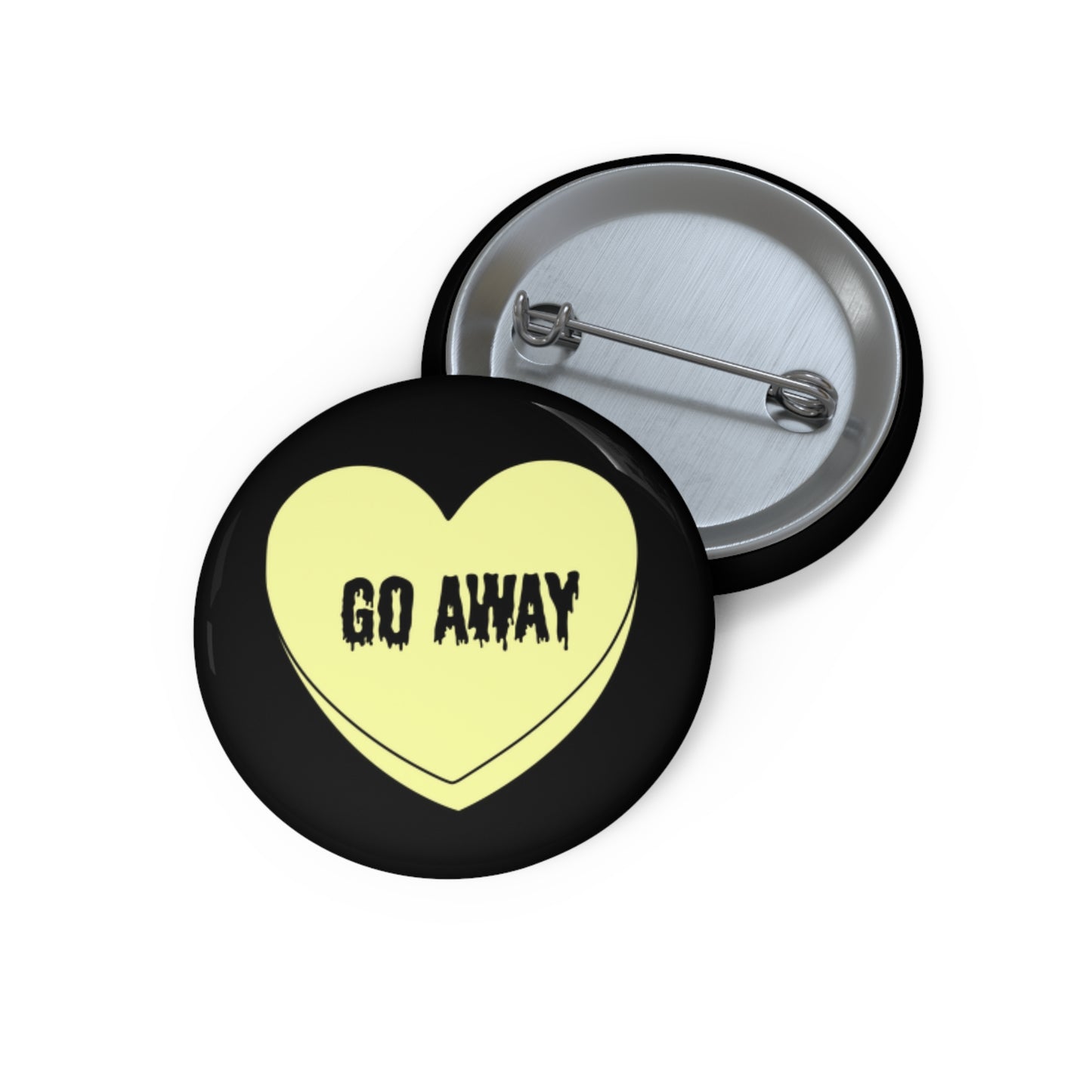 Geh weg Pin-Button